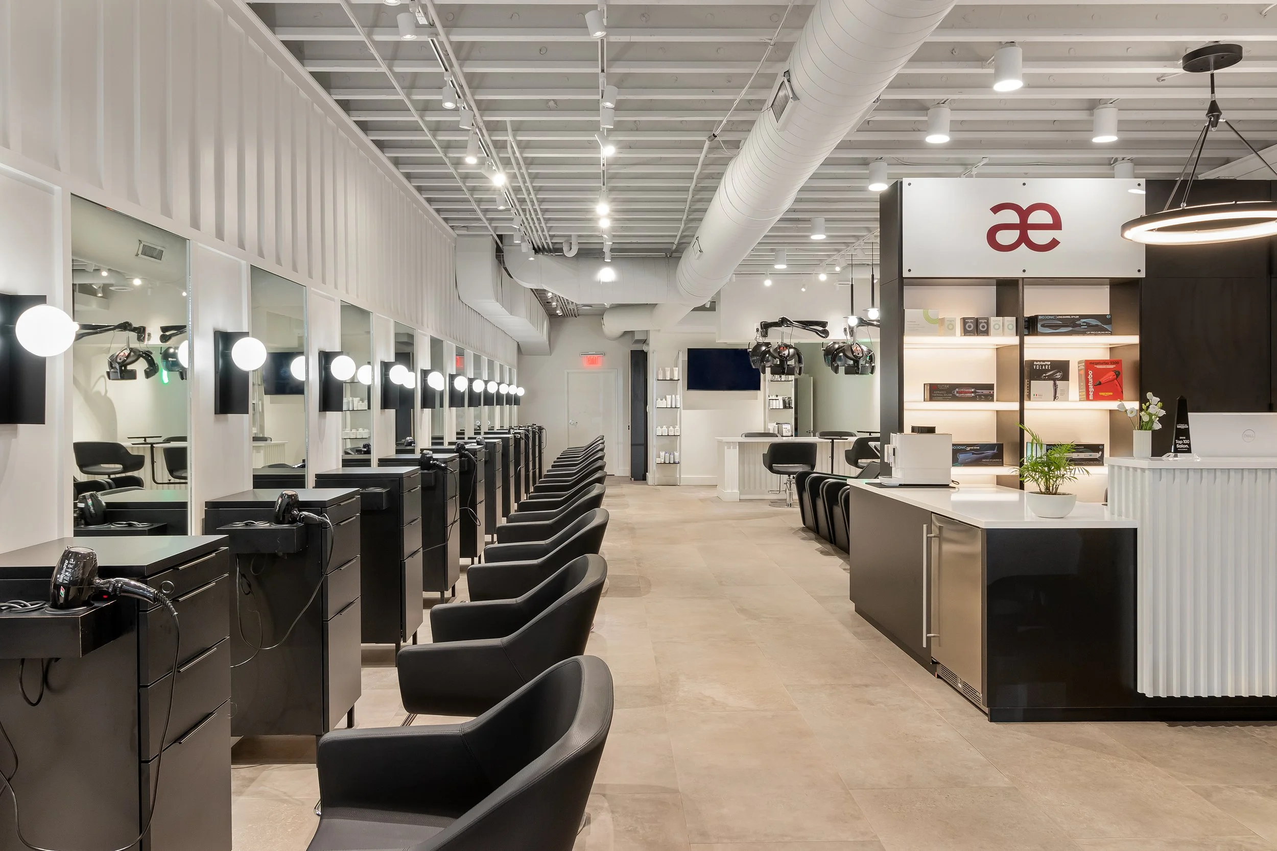 Royal Oak salon interior